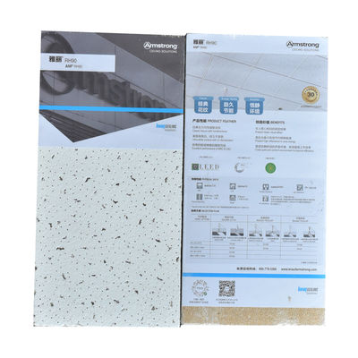 Piastrelle di soffitto minerale in polvere e materiali ignifughi 60x60