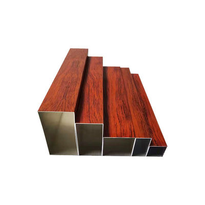 Tubi di alluminio rettangolari per tubi 2x4