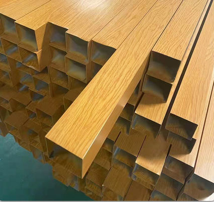 Tubi di alluminio rettangolari per tubi 2x4