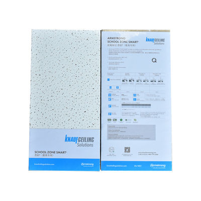 7 mm-7,5 mm di spessore Armstrong soffitto di schiuma acustica per la costruzione di materiali ignifughi