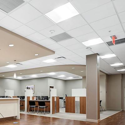 Pannelli di soffitto in fibra minerale quadrata, moderni, eco-compatibili, per l'acustica