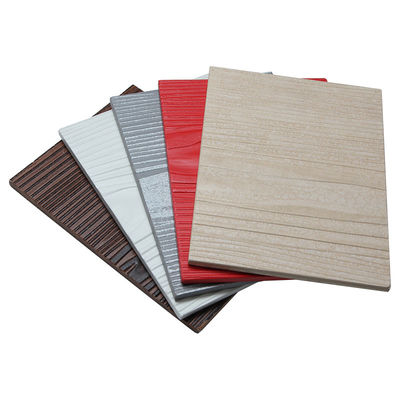 Materiale verde spessore 6 mm 8 mm Villa esterno Legno Fibra di cemento con grano