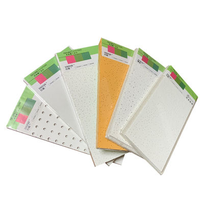 Piastrelle di soffitto perforate acustiche in fibre minerali quadrate con supporto tecnico online