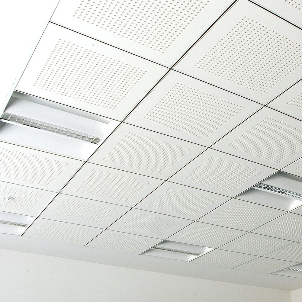 Piastrelle Soffitto Fessurato 600x600 Pannelli Per Soffitto Sospeso Fessurato 595x595 Mm Confezione - Foto 3